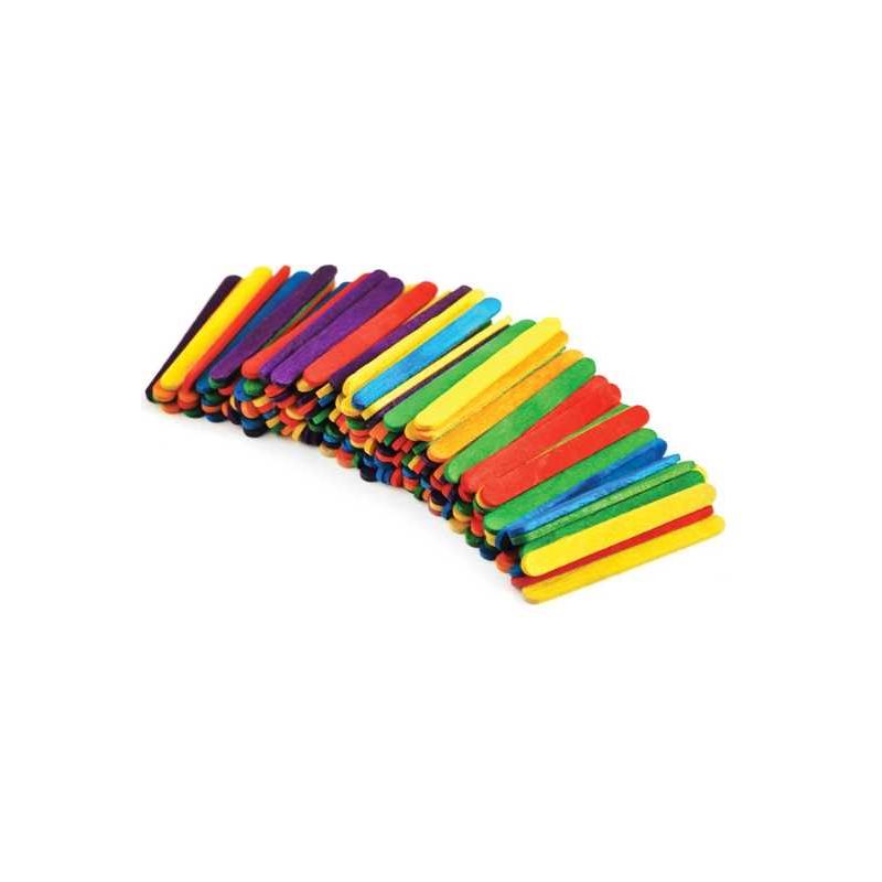 Mini Colored Craft Sticks 2.56" x 10 mm 130/pk