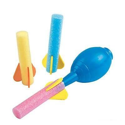 Foam Crush Rockets 12/pk 3.5"