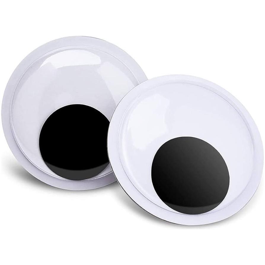 Paste On Wiggle Eyes (3.15", 2/pk)
