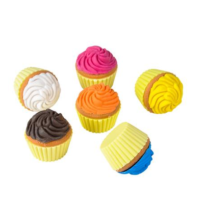 Scented Cupcake Erasers 24/pk