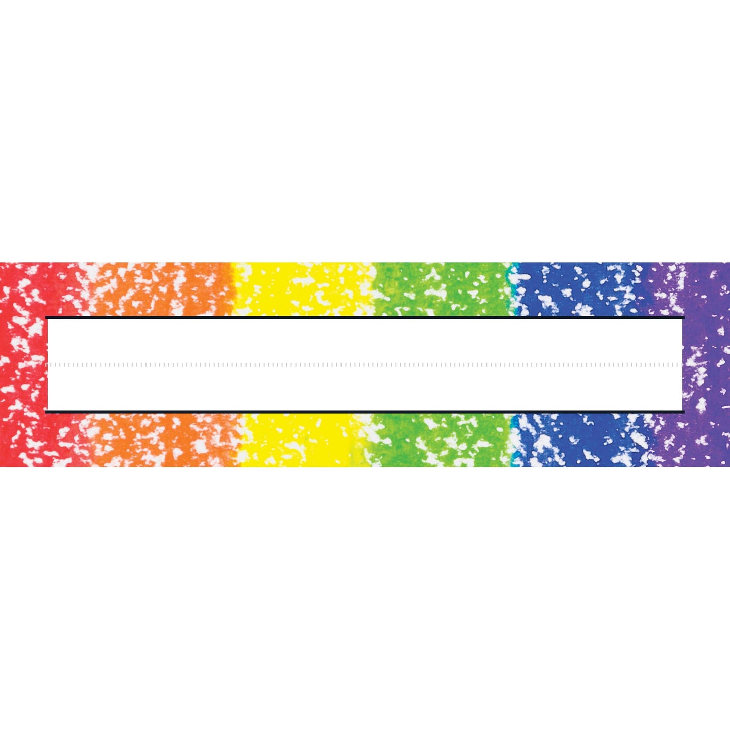 desk name strips - coloring rainbow