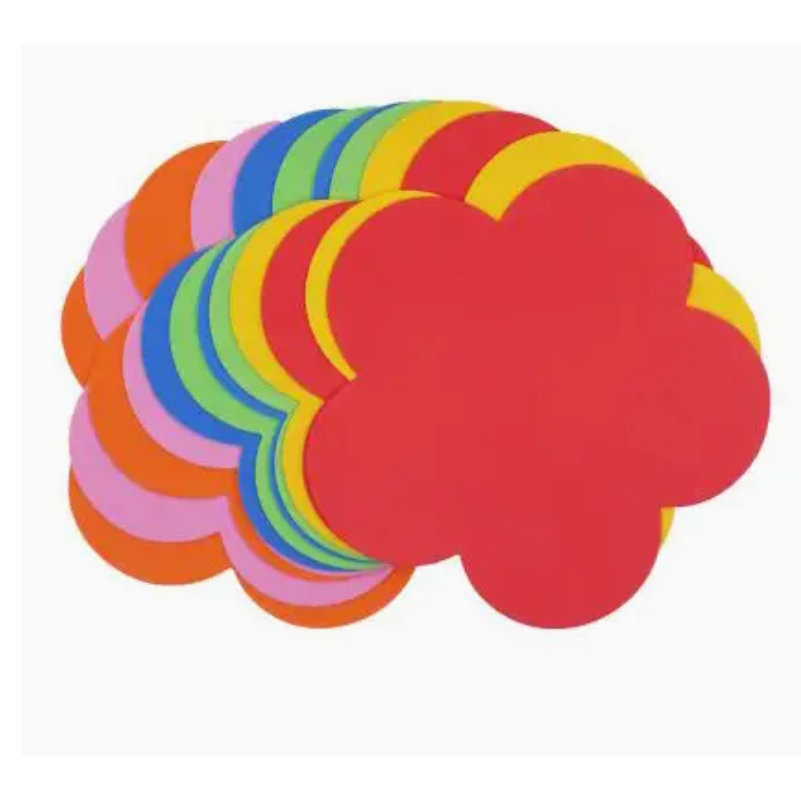 Foam Shape, Flower. 6" 6/pk