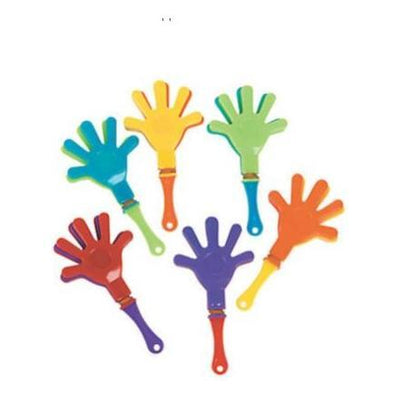 3 3/8" Plastic Mini Hand Clappers 48/pk