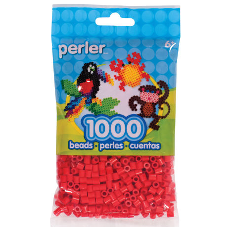 Perler Beads 1,000/pk Red