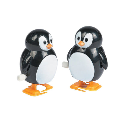 Plastic Penguin Wind-Up Characters 2 1/4" x 3" 12/pk