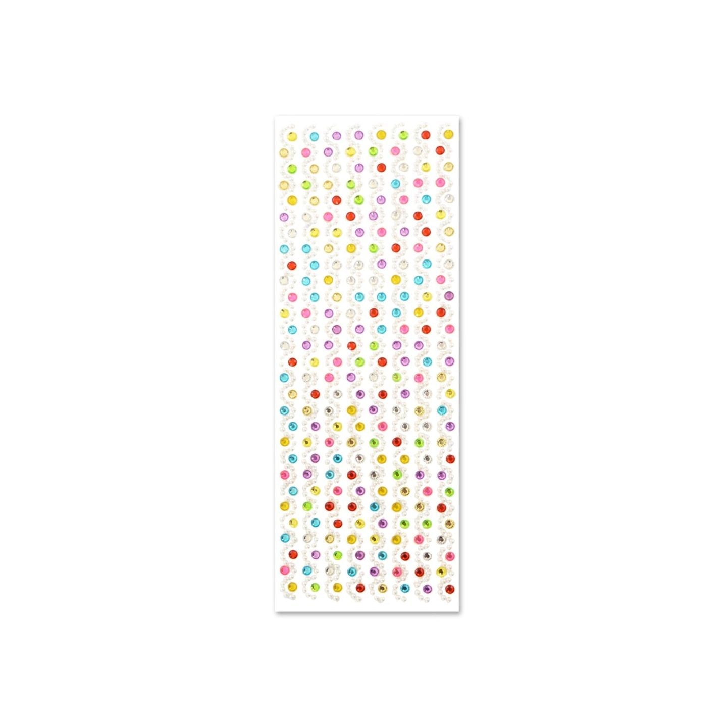 Adhesive Rhinestone Confetti Swirl (Closeout)