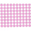 Color Coding Dot Sticker (Pink, 3/4", 32)