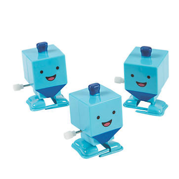 Dreidel Wind-ups 2 1/4" 12/pcs. (Discontinued)