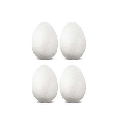 Polyfoam Eggs: 3.07" x 2.16" 4/pk