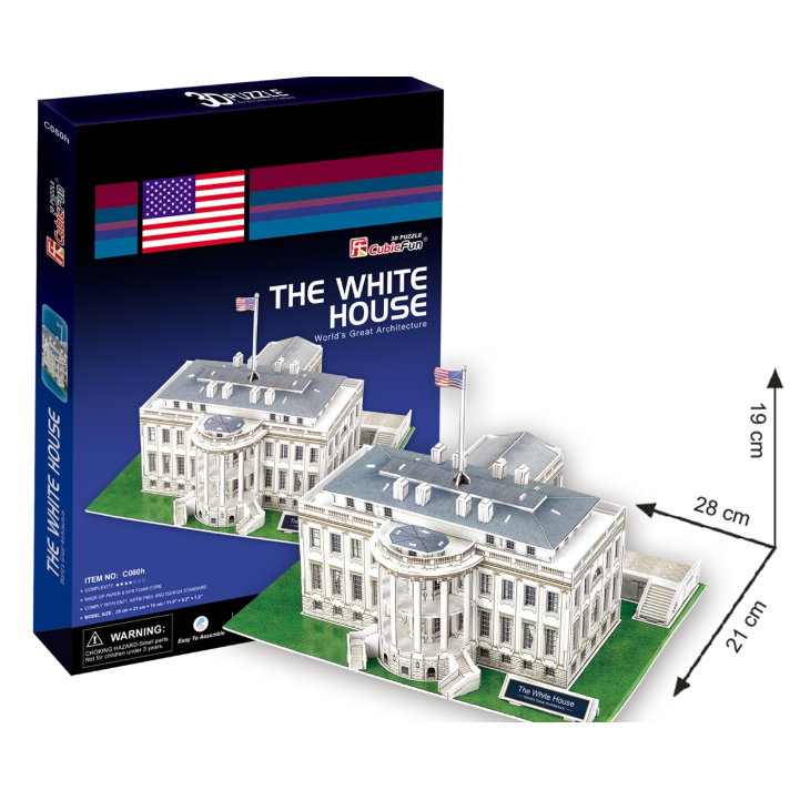 White House  3D Puzzle 64/pcs