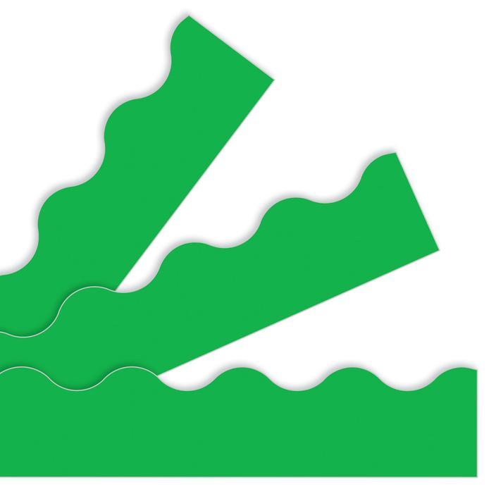 Solid Color Scalloped Borders