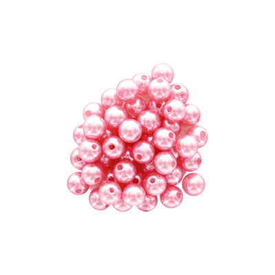 Pearl Beads Pink 10mm 200/pk