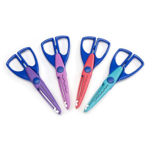 Paper Edging Craft Scissors 4/pk