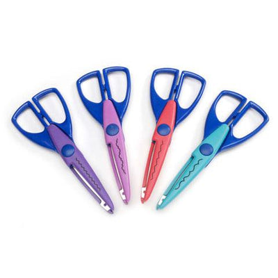 Paper Edging Craft Scissors 4/pk