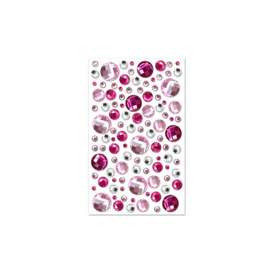 Adhesive Rhinestone Assorted Size & Color (Closeout)