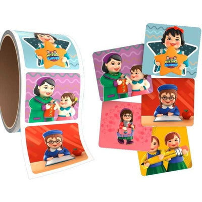 Mitzvah Kinder Girl Sticker Roll