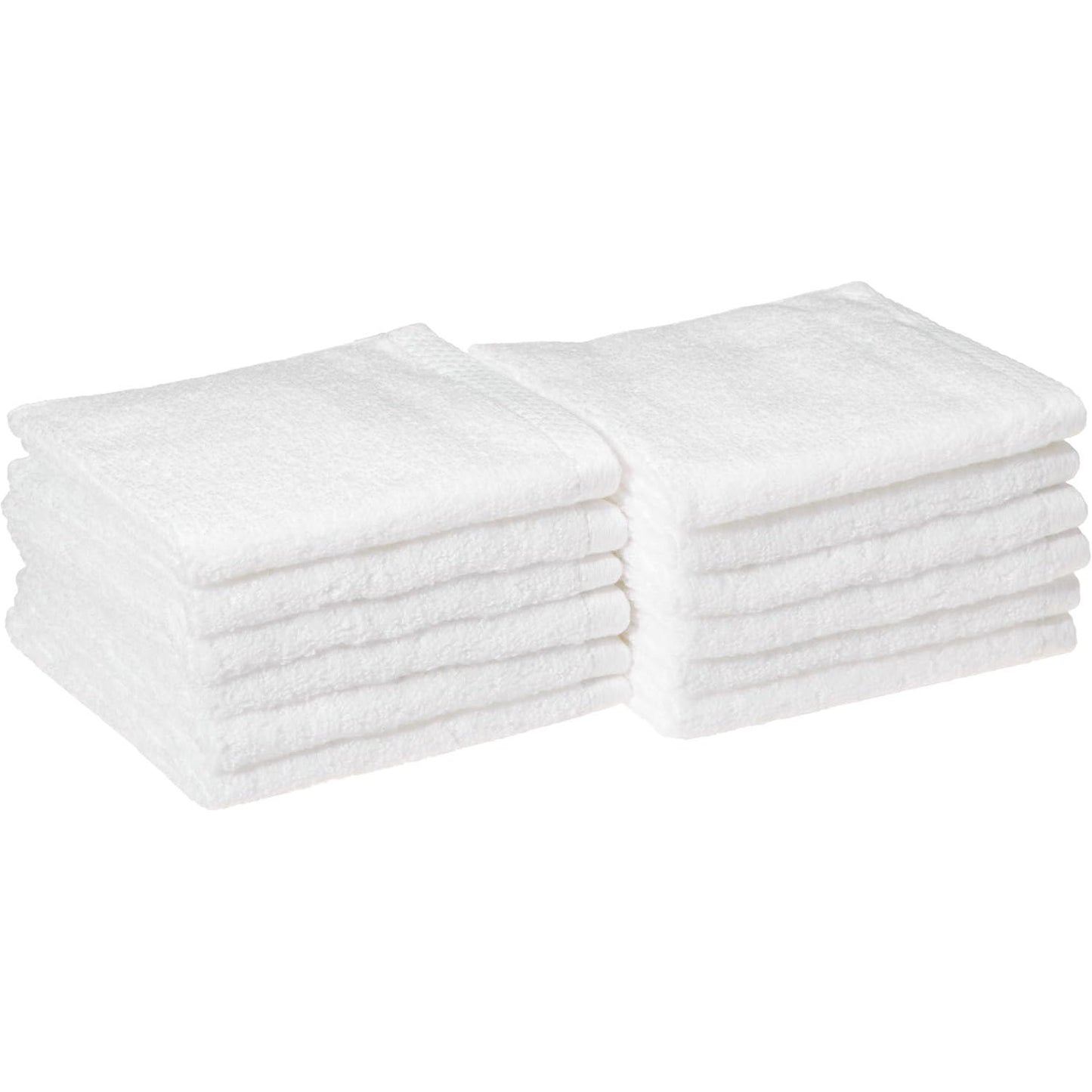 Washcloths,12x12, White 1 pc