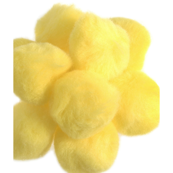 Pom Poms (Hot Pink, 3/4", 100 Pack)