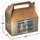 Paper Treat Boxes Prison 6.25" X 3.75" X 3.5" 10 Pack