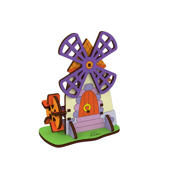 Mill DIY 3D Wooden Puzzle