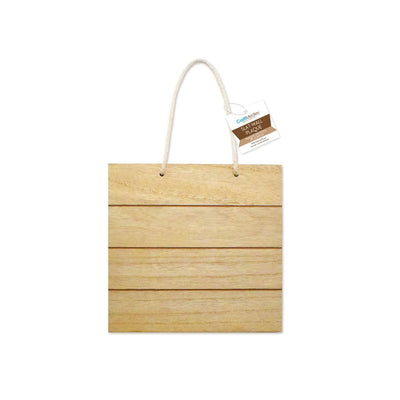 7.75" DIY Slat-Wall Hanger Plaques w/Nautical Rope