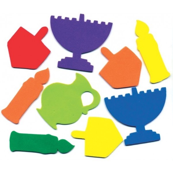Chanukah Foam Cutouts (3") 80PC