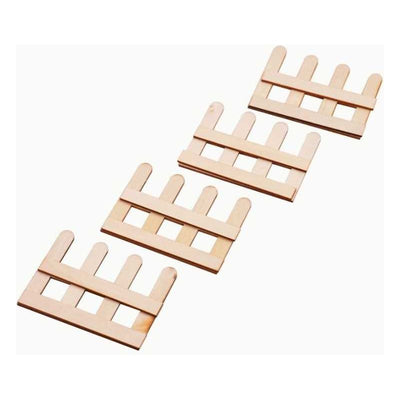 Wooden Picket Fence 4/ct 3" x 4"