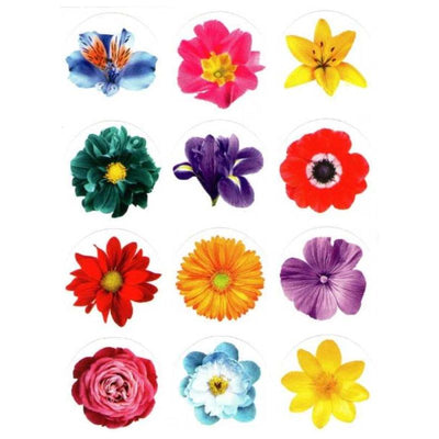 Sticker Flowers 1 1/2" (10 Sheets)