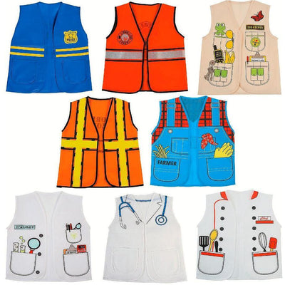 Kids Community Helpers Vests 8/pk 17" x 20"