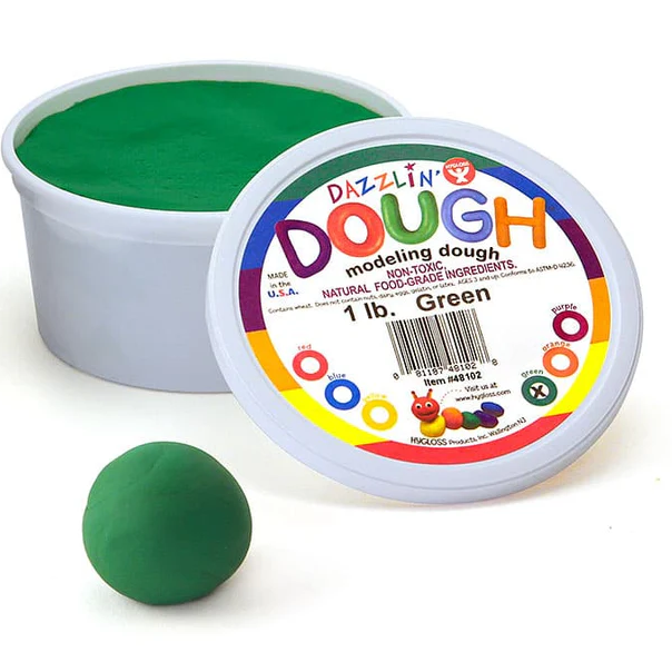 Dazzlin' Dough (Scented, Green, 1 Lb.)
