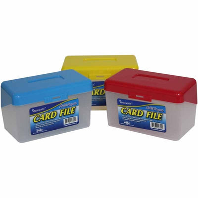 Index Card Box (4" x 6", Assorted)