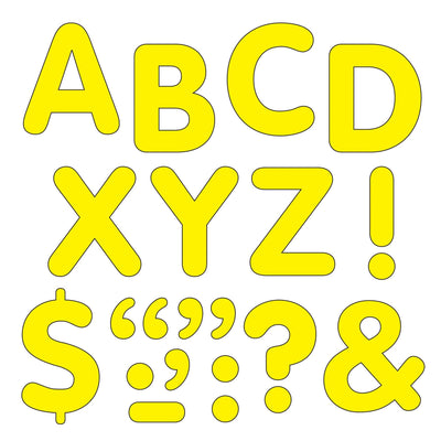 Yellow 2" Letters & Marks Ahesive Letters (discontinued)