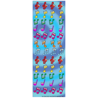 Music Notes Die-cut Stickers 25/pk