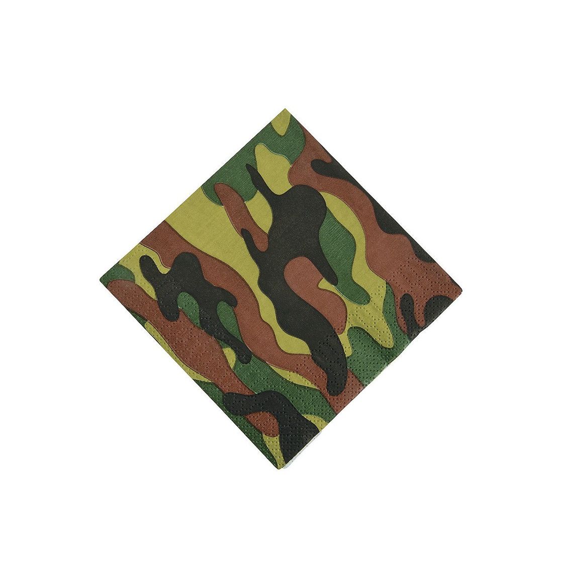 Party Camouflage Beverage Napkins 10" - 16 Pc.
