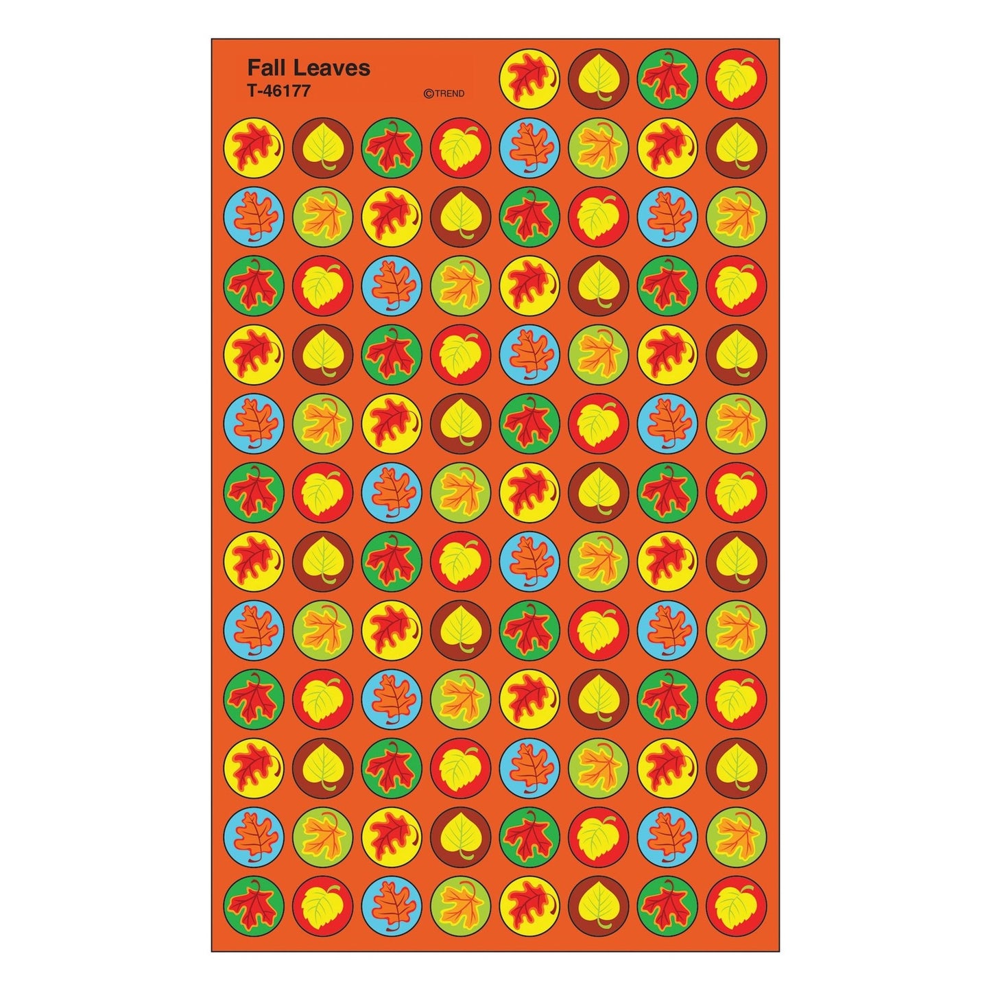 Fall Leaves Stickers 7/16" (8 Sheets) (discontinued)