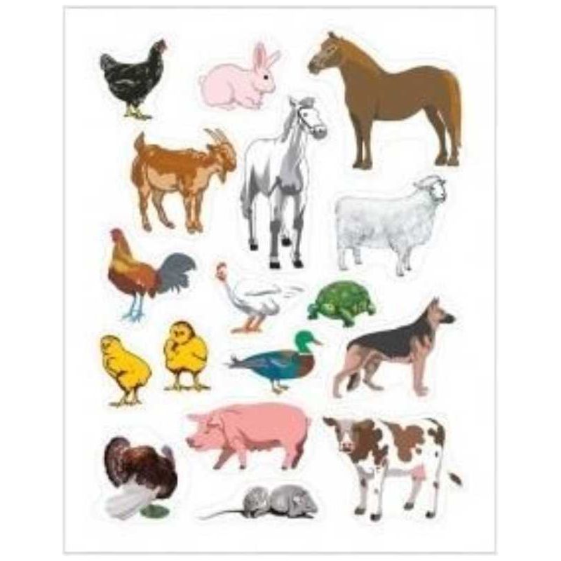 Farm Animals Stickers 25 sheets