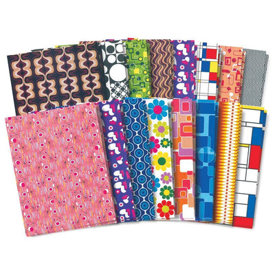 Retro Pop Designed Paper 32 sheets