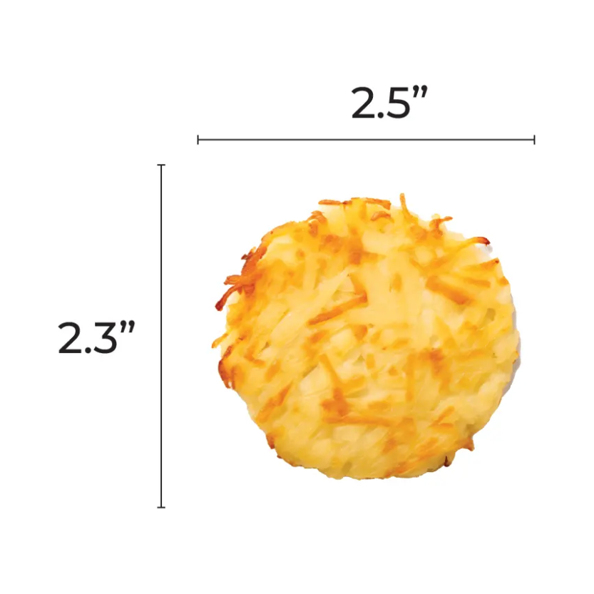 Single Latke Cutout 2.5" 20/pk