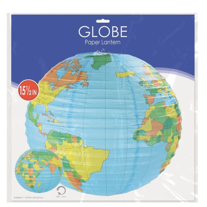 Globe Paper Lantern 15½" 1/Pkg