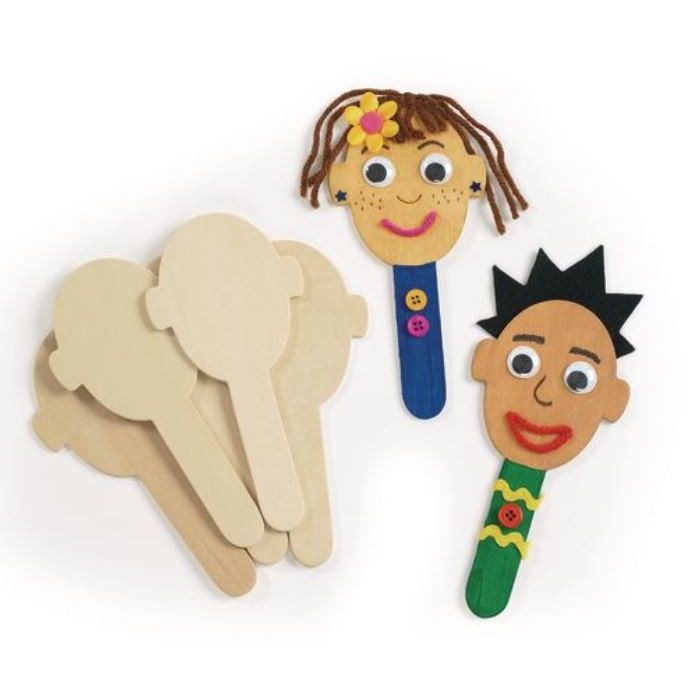 Craft Stick Faces 20/pk