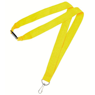 Nylon Lanyard 36" Yellow 12/pk