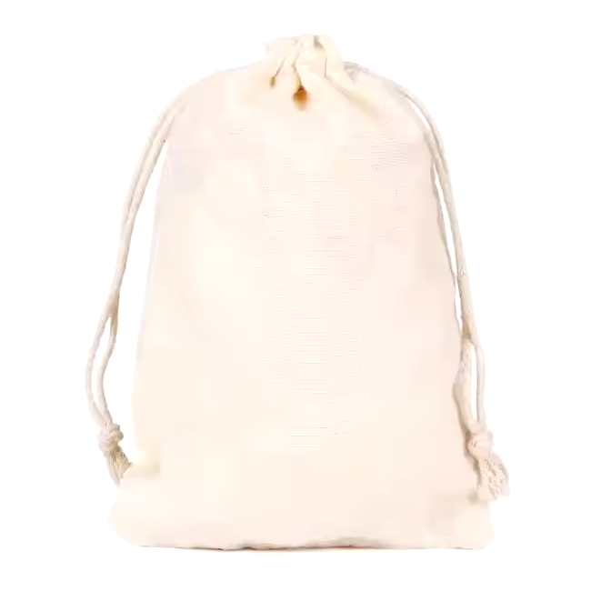 Cotton Drawstring Bags 3.6" x 4.8" 20/pk