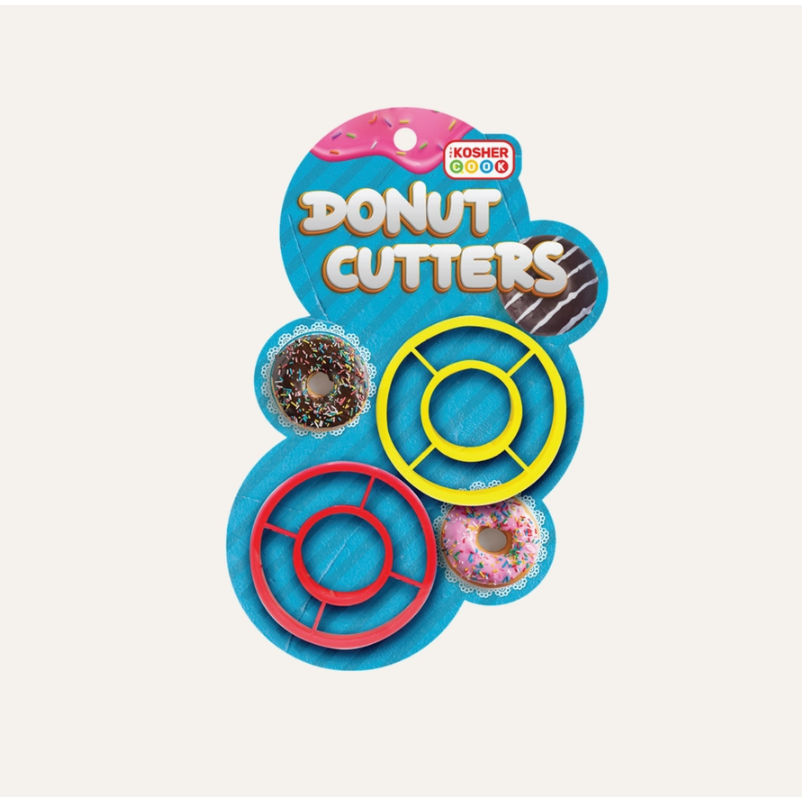 Chanukah Donut Cutter 2/pk