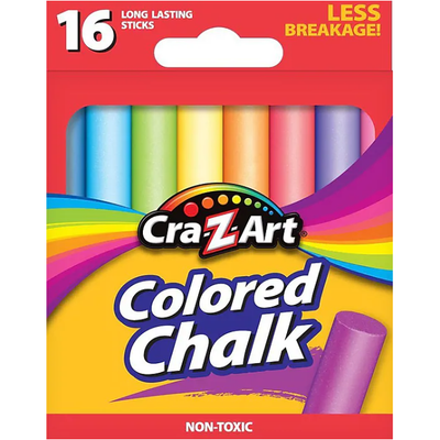 Crazy Art Colored Chalk 16ct