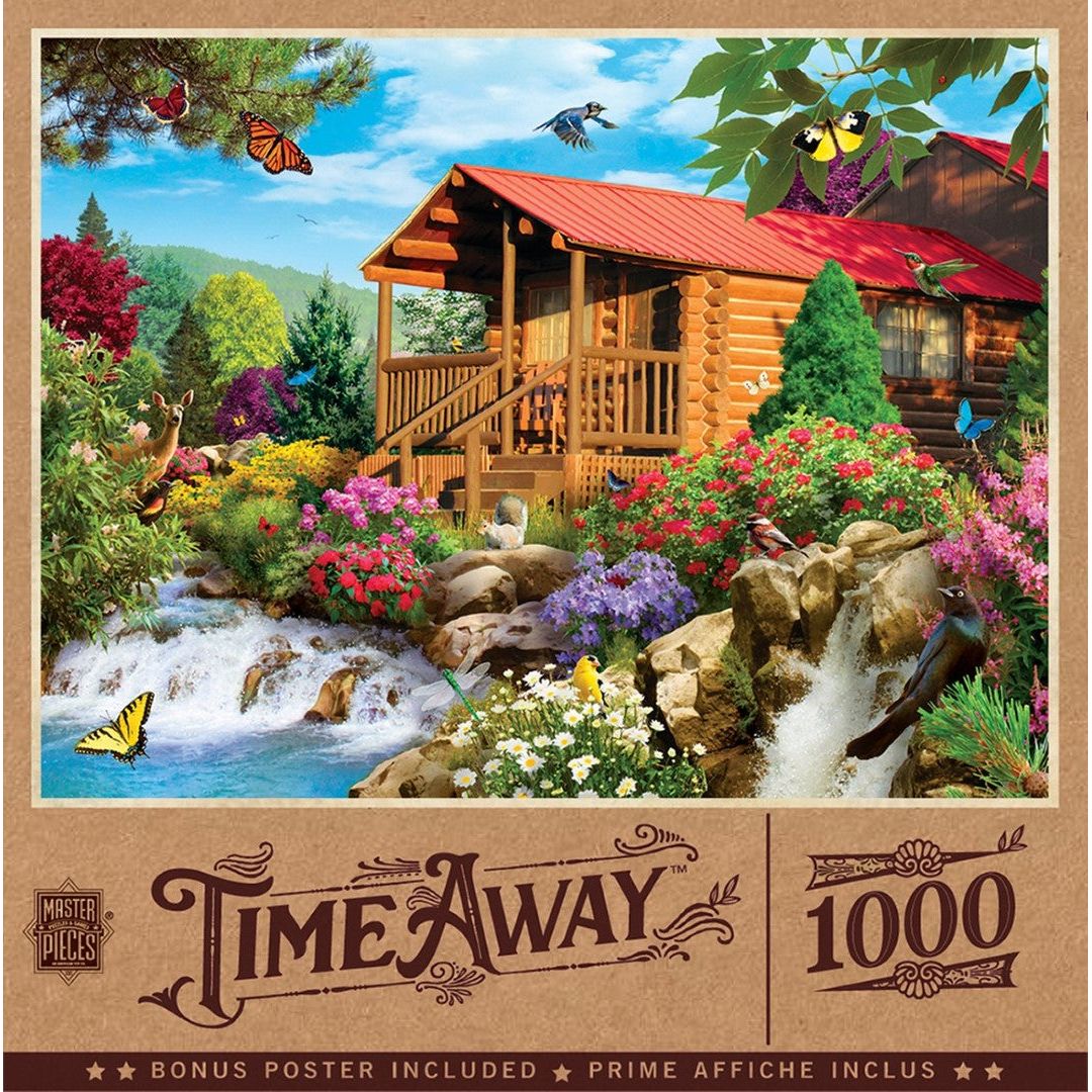 Cascading Cabin Puzzle 1000/pc.