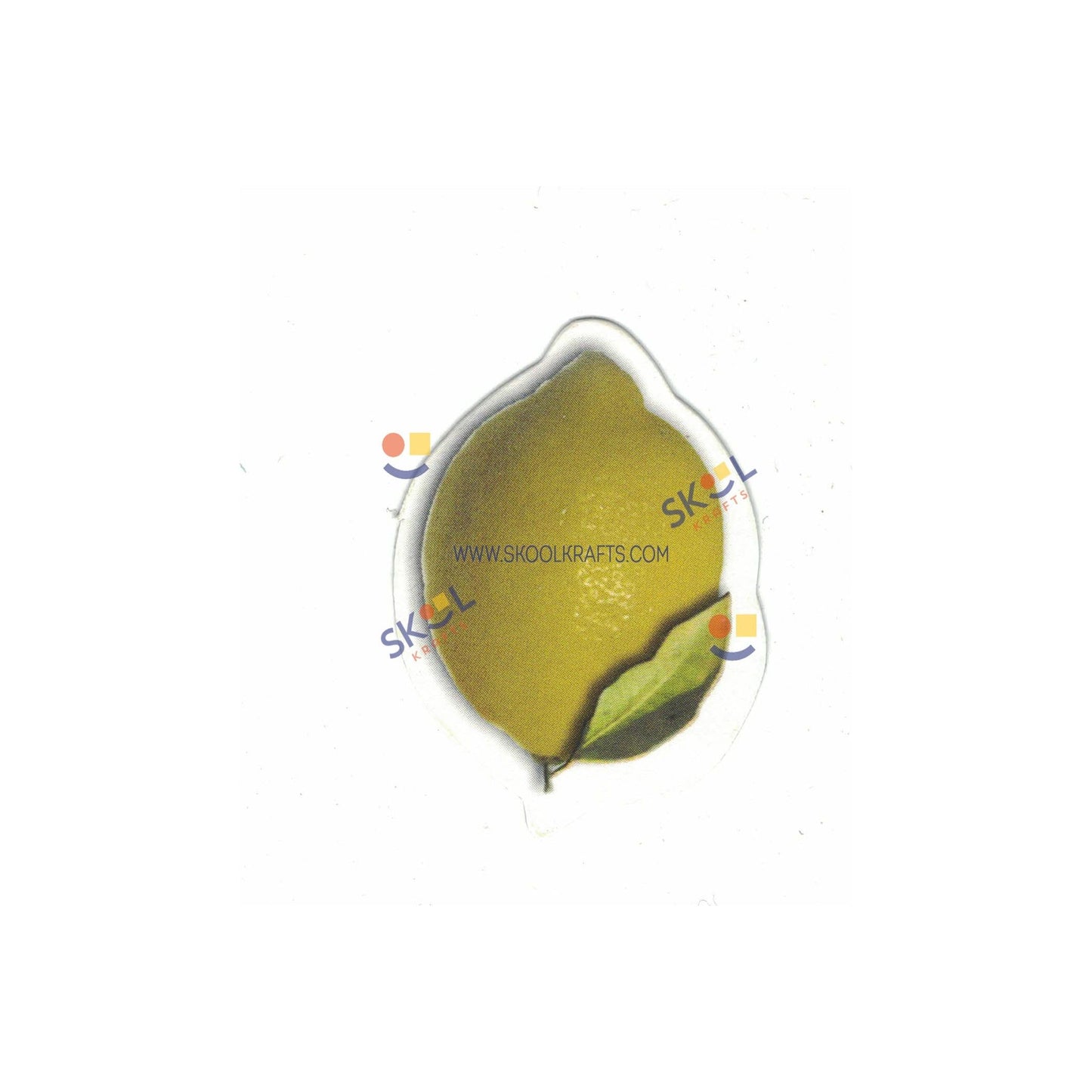 Lemon Cardstock Cutouts 1 1/4" x 1 3/4" 40/pk (Discontinued)
