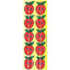 Large Smile Apples Stickers Die Cut (25 Sheets)