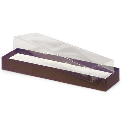 Clear Lid Gift Box 8" x 2" x 1" 100 Pack Cotton Fill 1/pc
