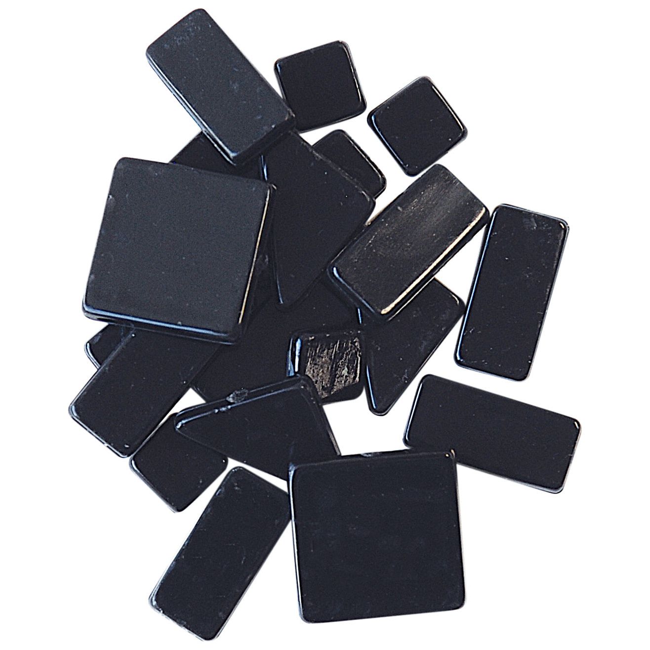 Geometric Mosaics Black Stone 12mm 1/2Lb