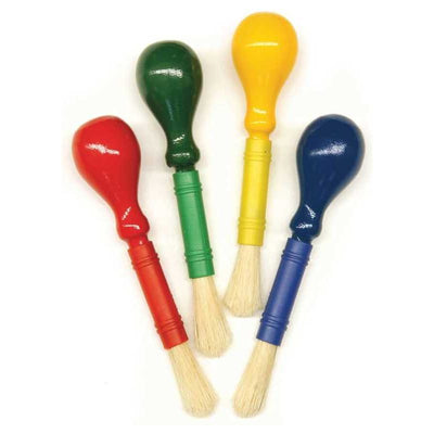 Paint Brushes Bulb Knob Handles , 5.5" Long, 4/pk